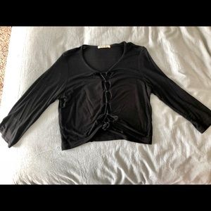 Pacsun - black crop top